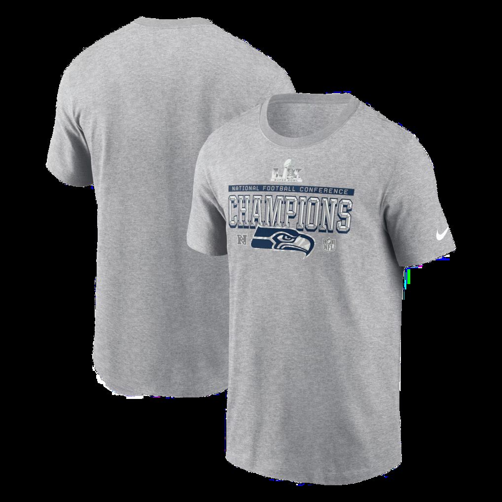 Men 2026 NFL Seattle Seahawks T-shirt grey 04